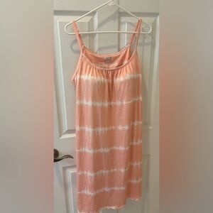32‎ Degrees Peach Tie-Dye Lounge Dress